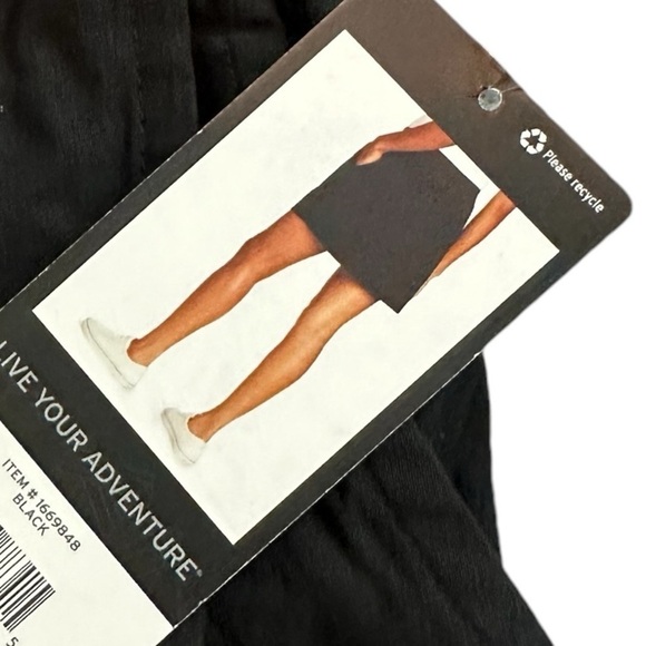 NEW Eddie Bauer Ladies' Tulip Hem Skort Black - Size L - Picture 11 of 12